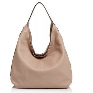 Rebecca Minkoff Bryn Double Zip Leather Hobo Shoulder Bag Slouchy Purse Tote